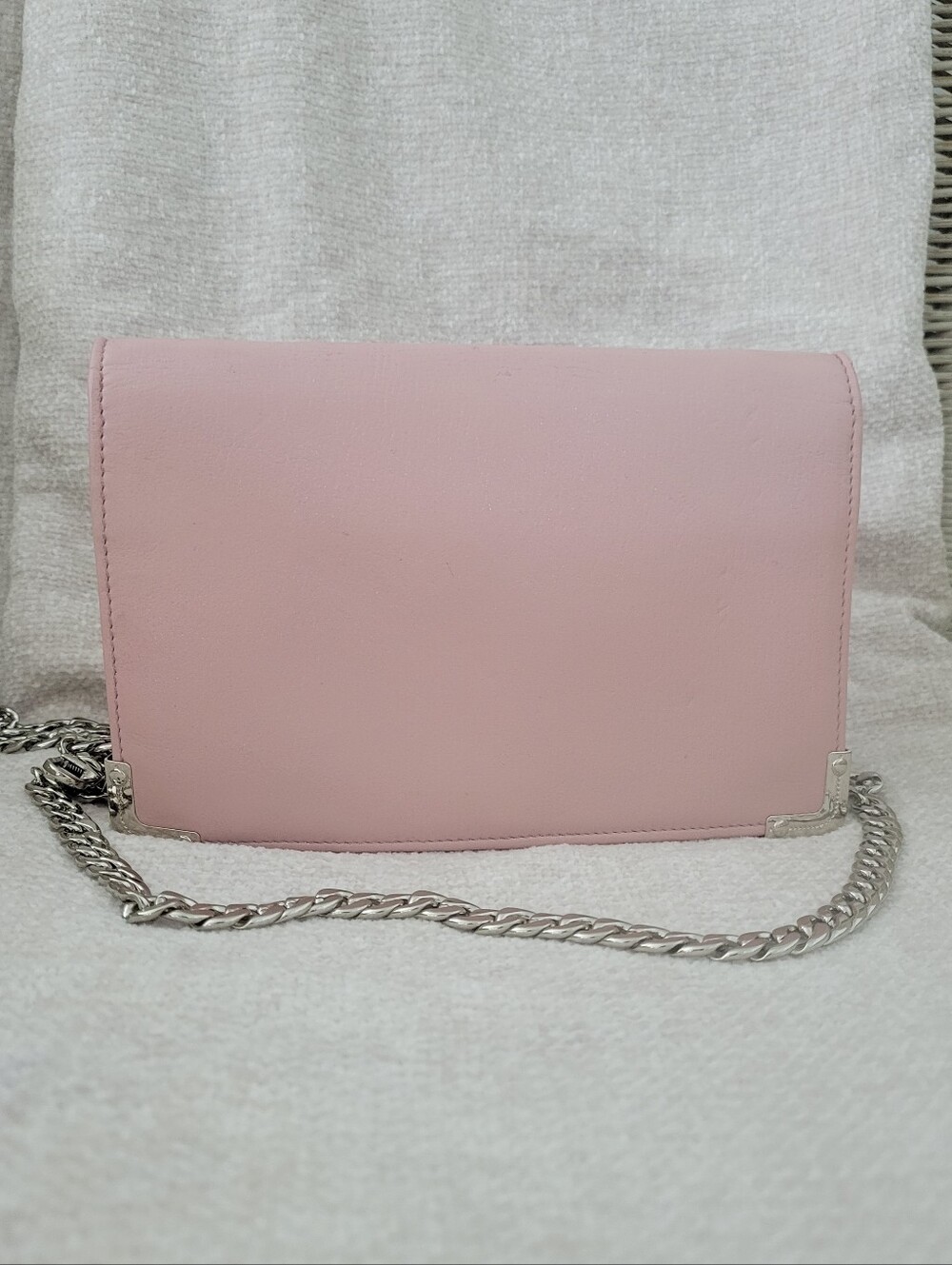 Yves Saint Laurent Pink Chain Shoulder Bag - Picture 2 of 9
